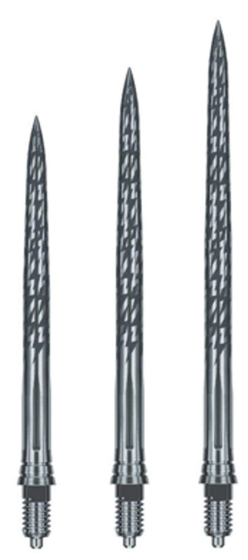 Caliburn EVO Dart Points - Laser Lightning Wechselspitzen - Silver