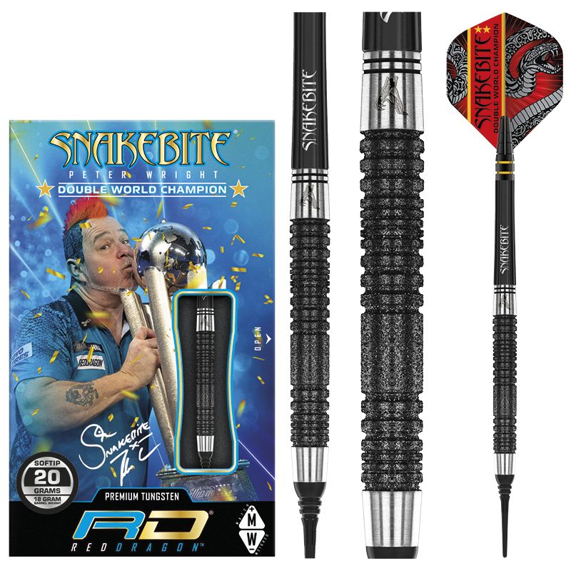 Peter Wright Snakebite Double World Champion Special Edition - Softdart