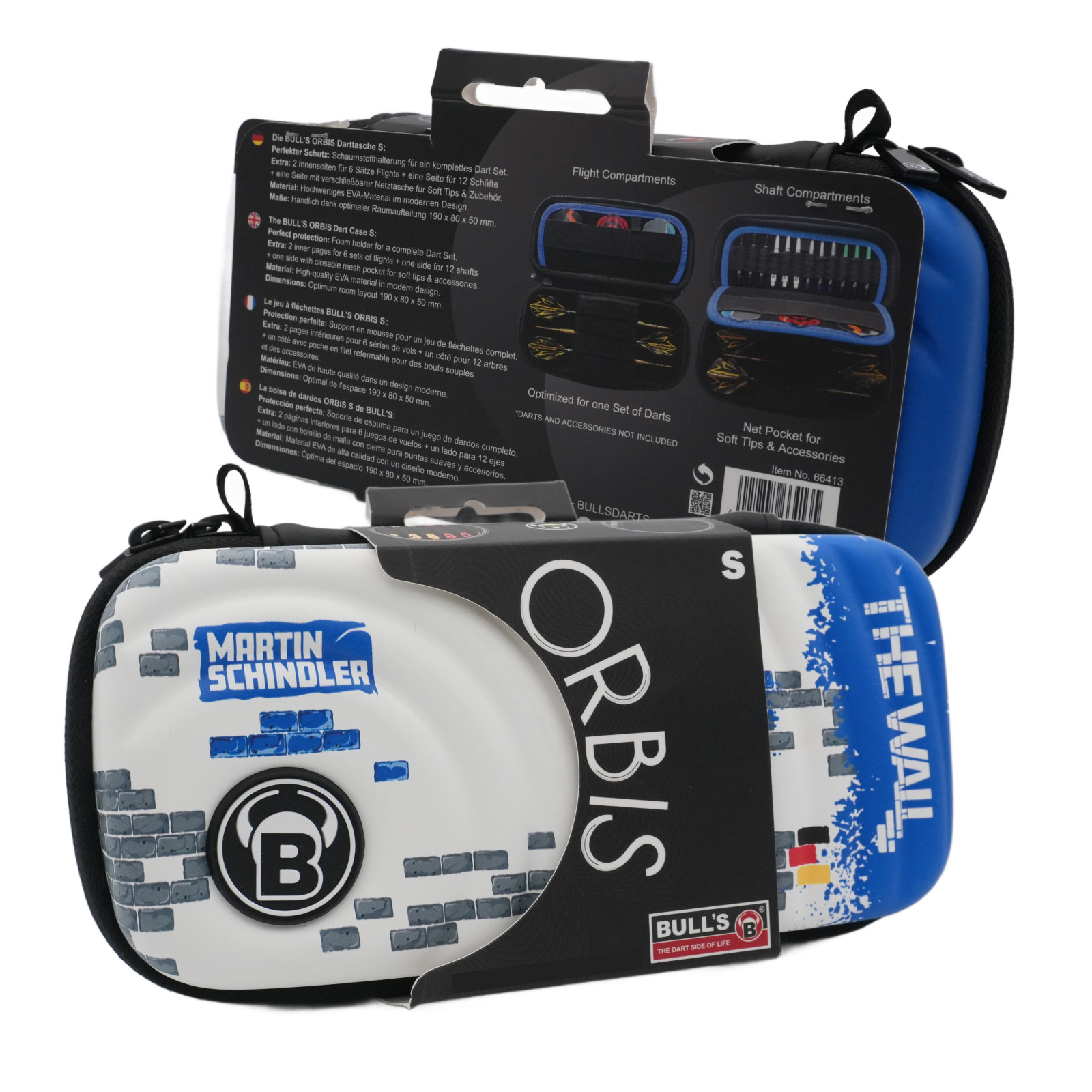 Martin Schindler Orbis S Bull's Dartcase - Weiss/Blau