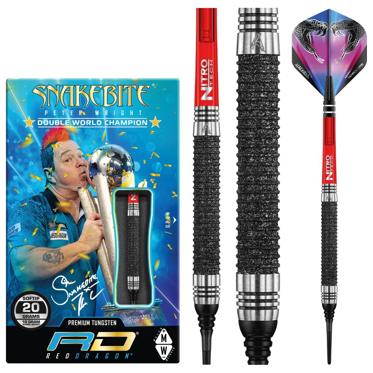 Peter Wright Snakebite Melbourne Masters Edition - Softdart