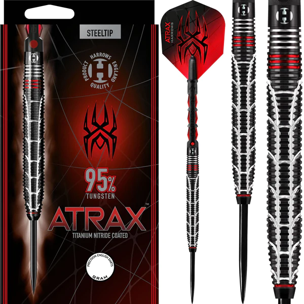 Harrows Atrax Black Titanium - Steeldart