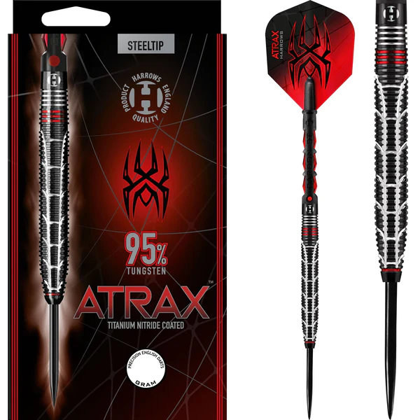 Harrows Atrax Black Titanium - Steeldart