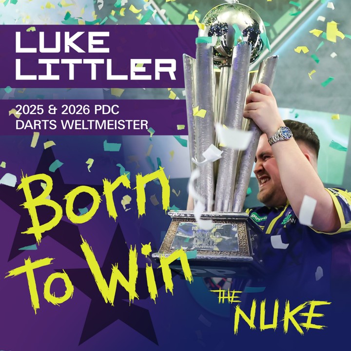 Luke Littler Boa Dart Case - Darttasche  Blau