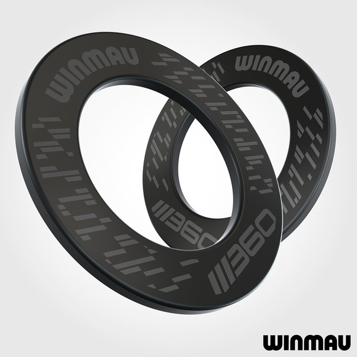 Winmau Blade 360 Dartboard Surround - Schwarz-Grau