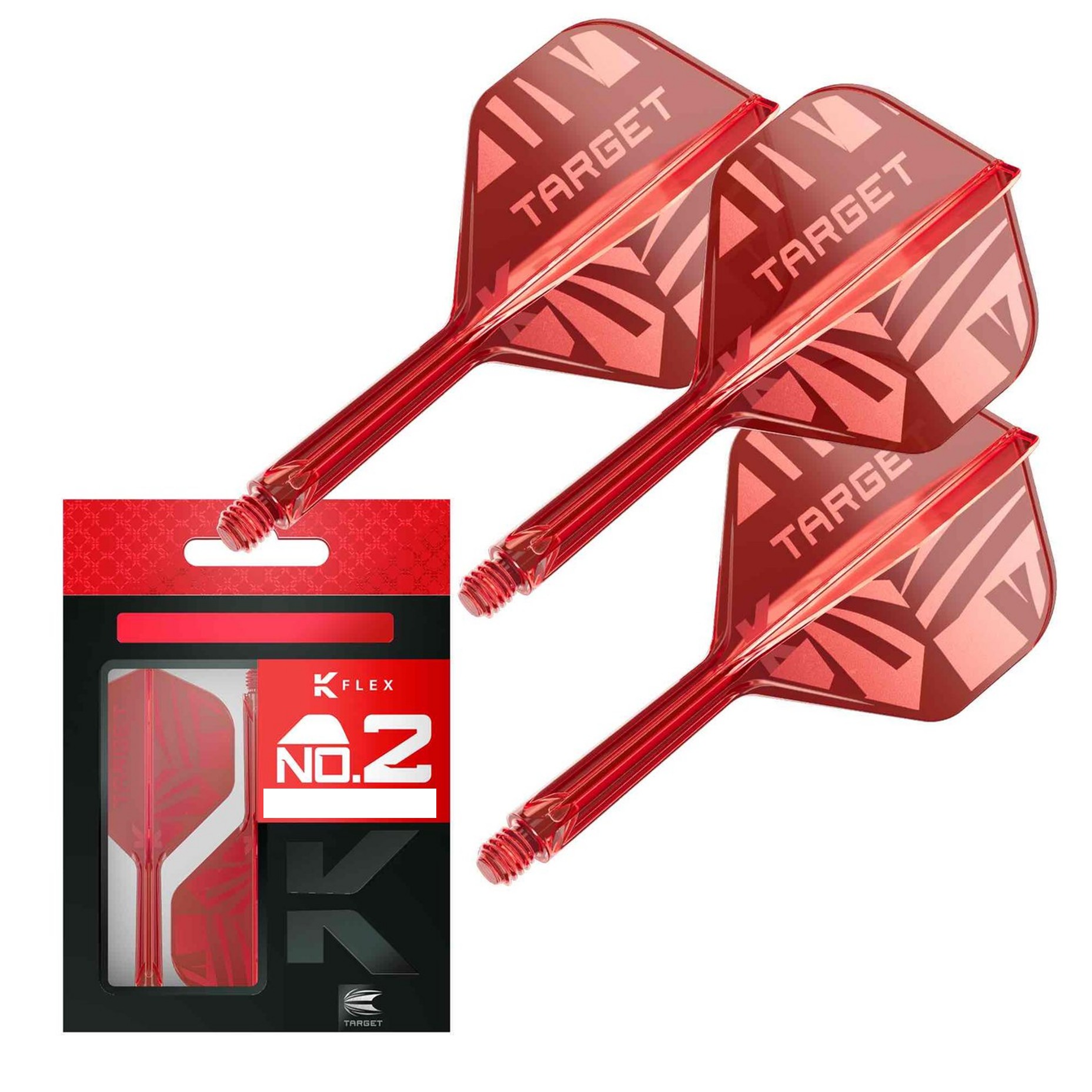Target K-Flex No2 Logo Flight System - Red
