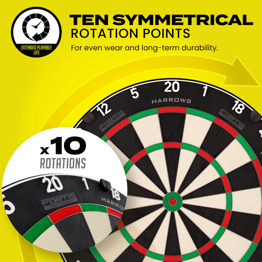 Harrows Fortis Dartboard - Steeldartscheibe