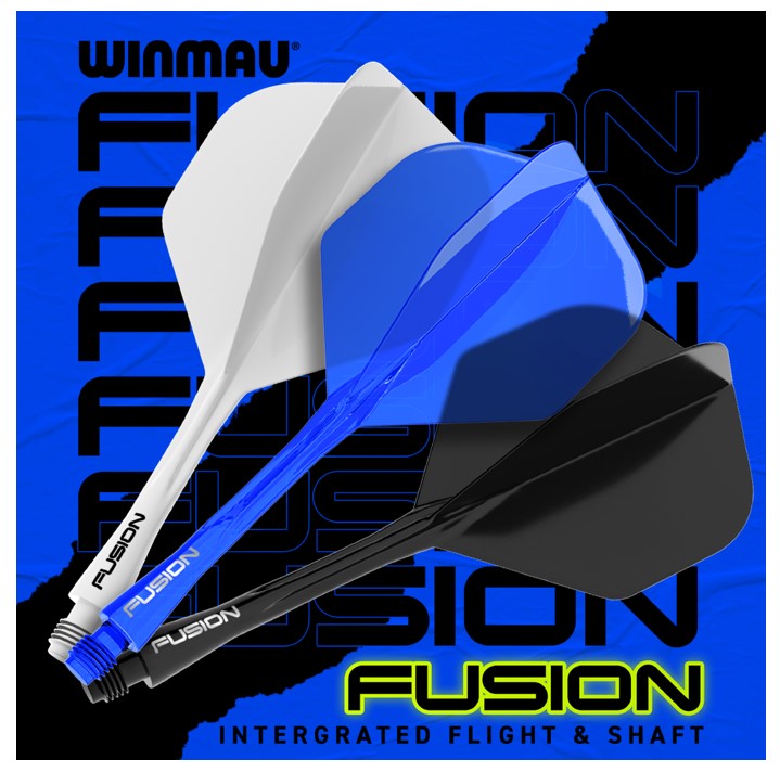 Winmau Fusion Integrated Flight & Shaft - Blue