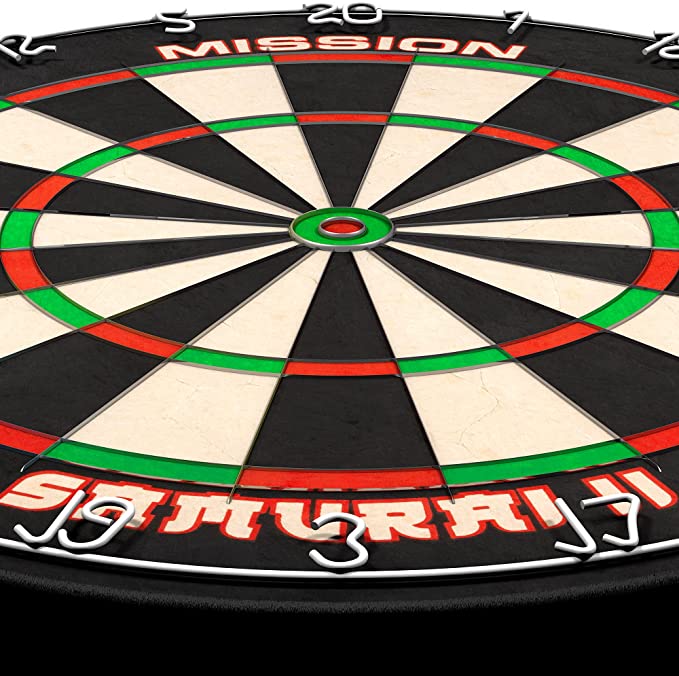 Samurai II Mission Professional Dartboard - Ultra Thin Wire