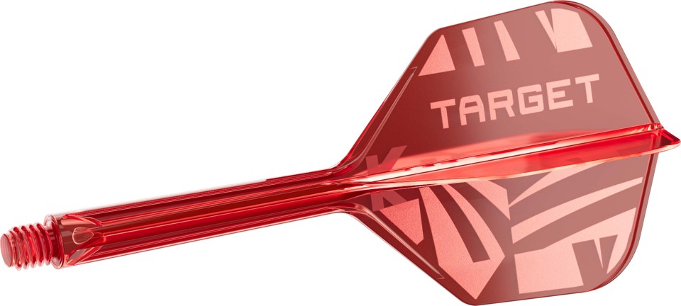 Target K-Flex No6 Logo Flight System - Red