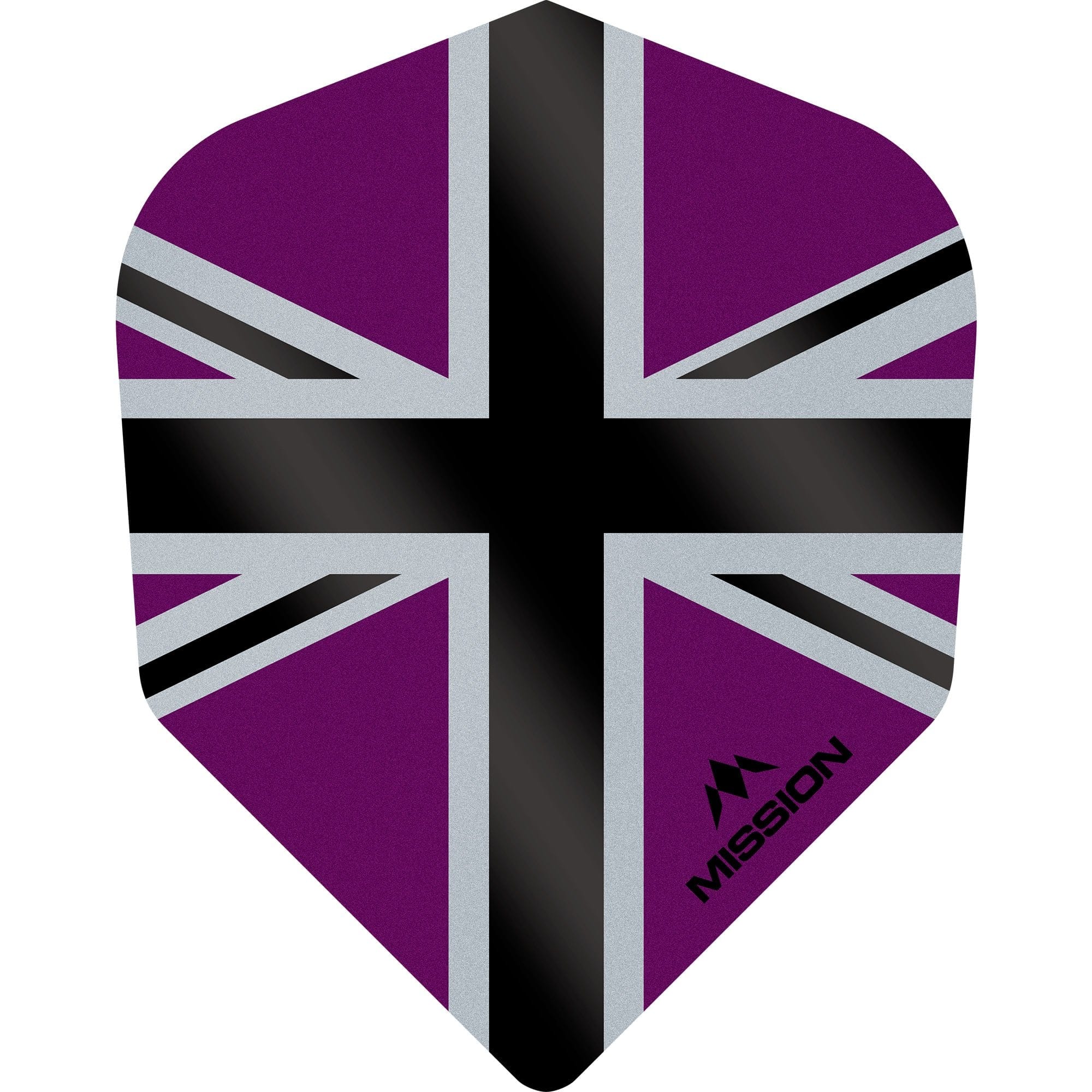 Mission Alliance-X Union Jack Dart Flights - No6 - purple/black