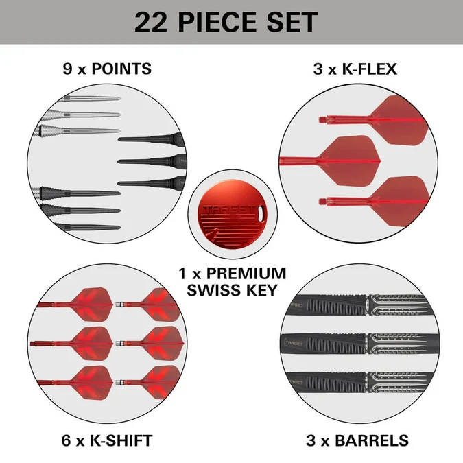 Target Shift - 90% Tungsten - Swisspoint - Steeldart