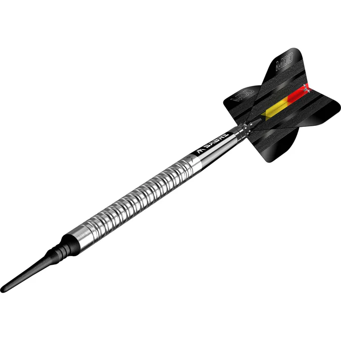 Mike De Decker Darts 95% Tungsten Silver Mission - Softdart