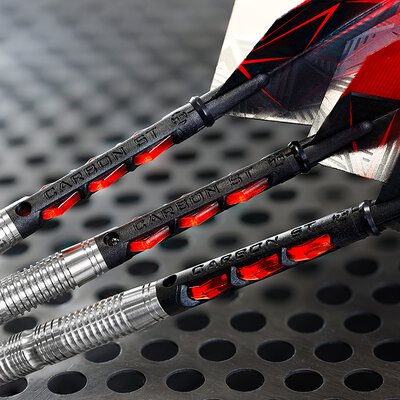 Harrows Carbon ST Shafts - Dart Stems - Black & Red