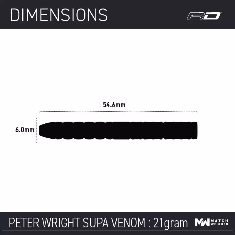 Peter Wright Hypa Venom - Steeldart
