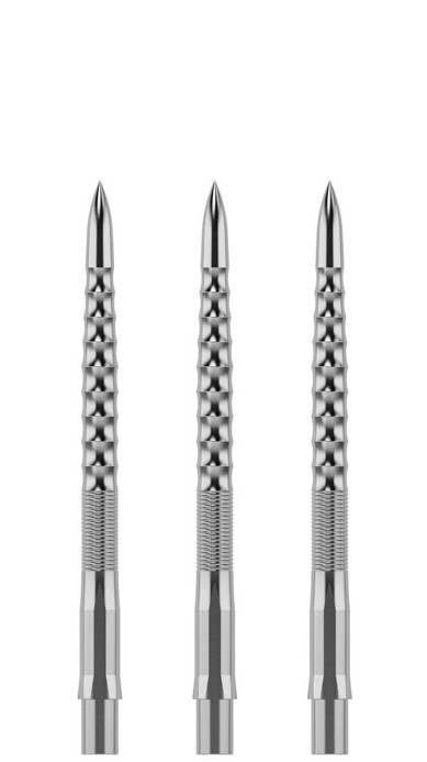 Caliburn Wechselspitzen Dart Points - Ripple - Silver