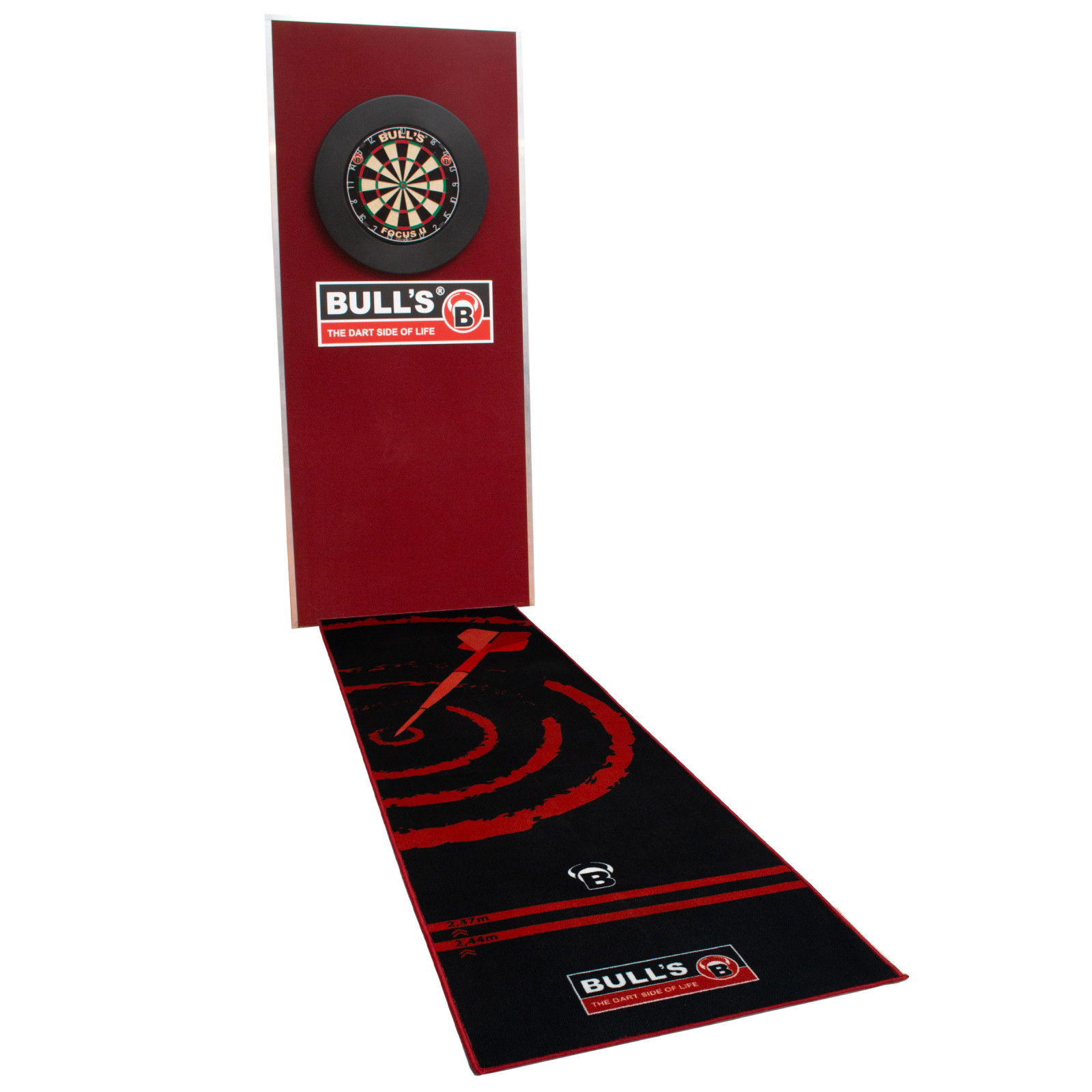 Bull's Carpet Mat "140" Dartmatte - Red