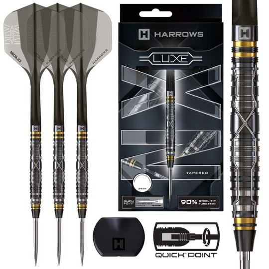 Harrows NX Luxe Tapered 90% QP - Quick Point - Steeldarts