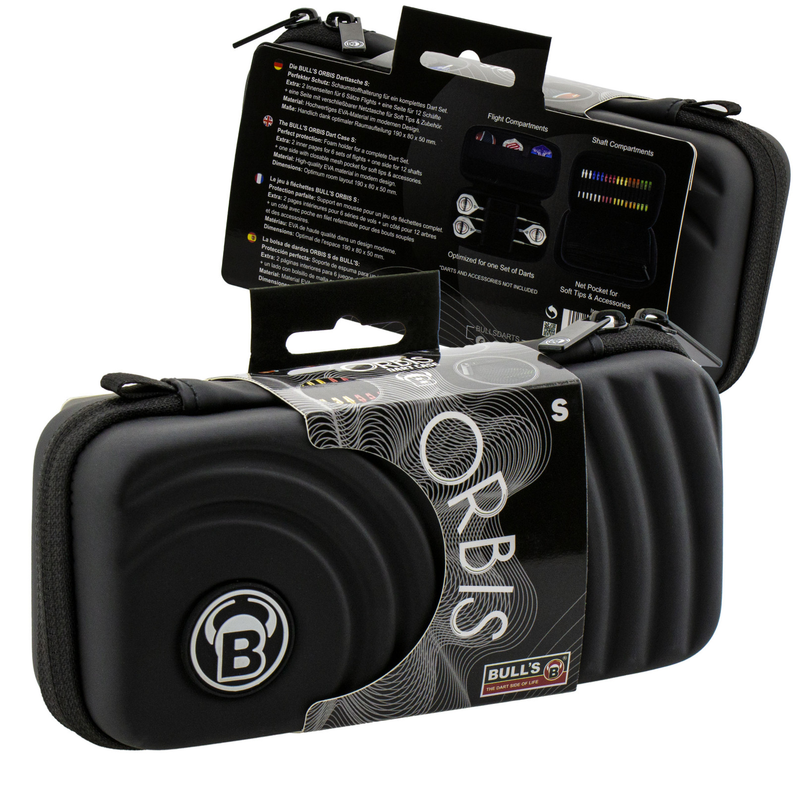 ORBIS S Bull's Dartcase - black