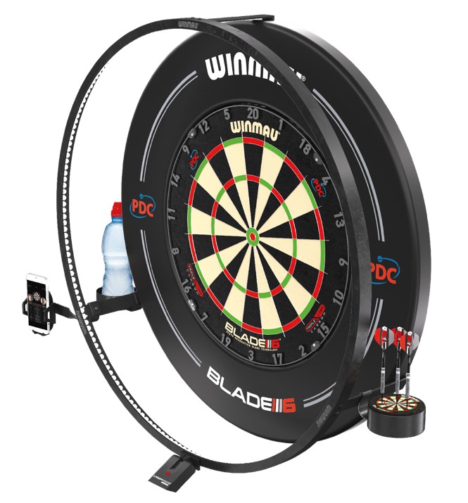 Schallschutz Karella für Steeldartboards mit integriertem Surround  Auffangring