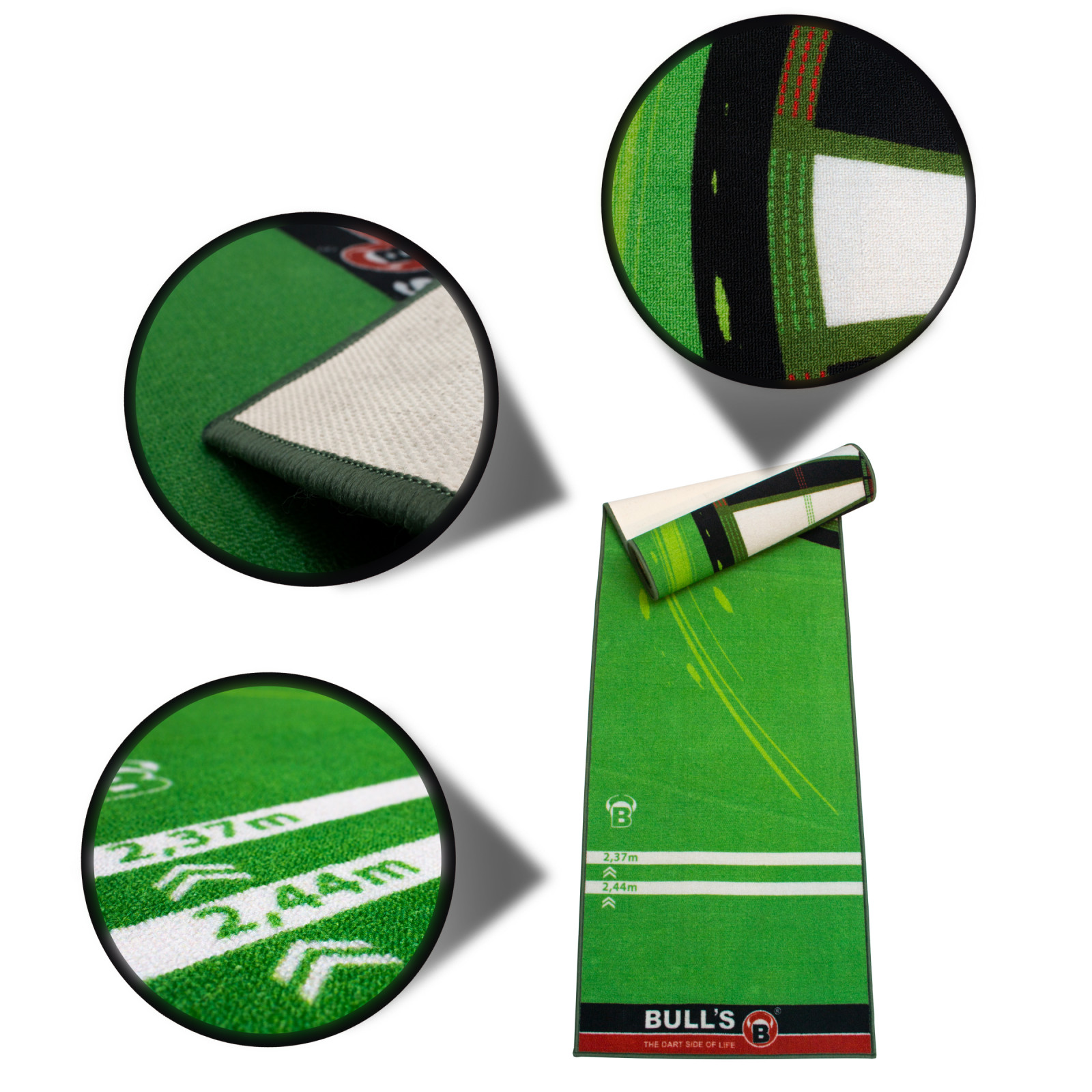 Bull's Carpet Mat "120" Dartmatte - Green