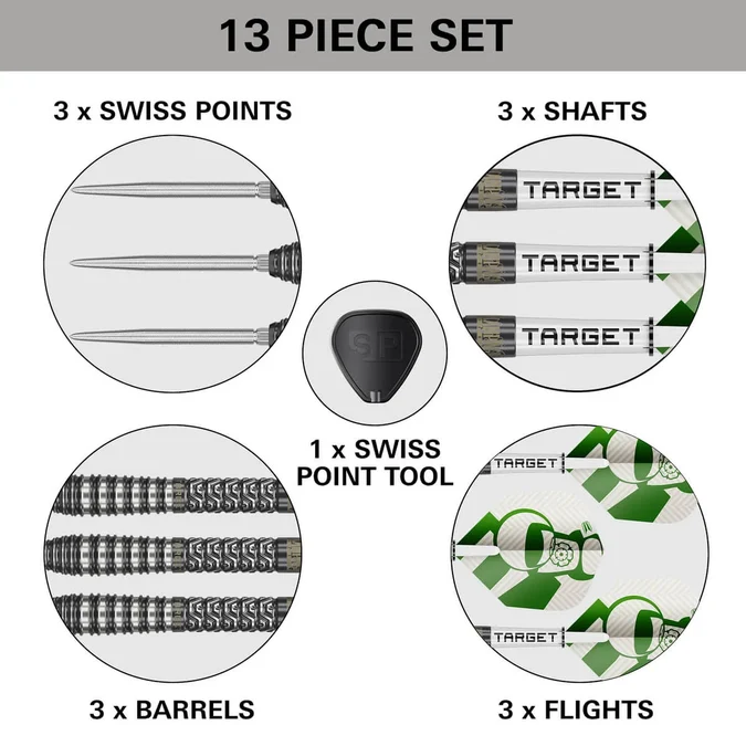 Target Charlie Manby - 95% Tungsten - Swisspoint - Steeldart