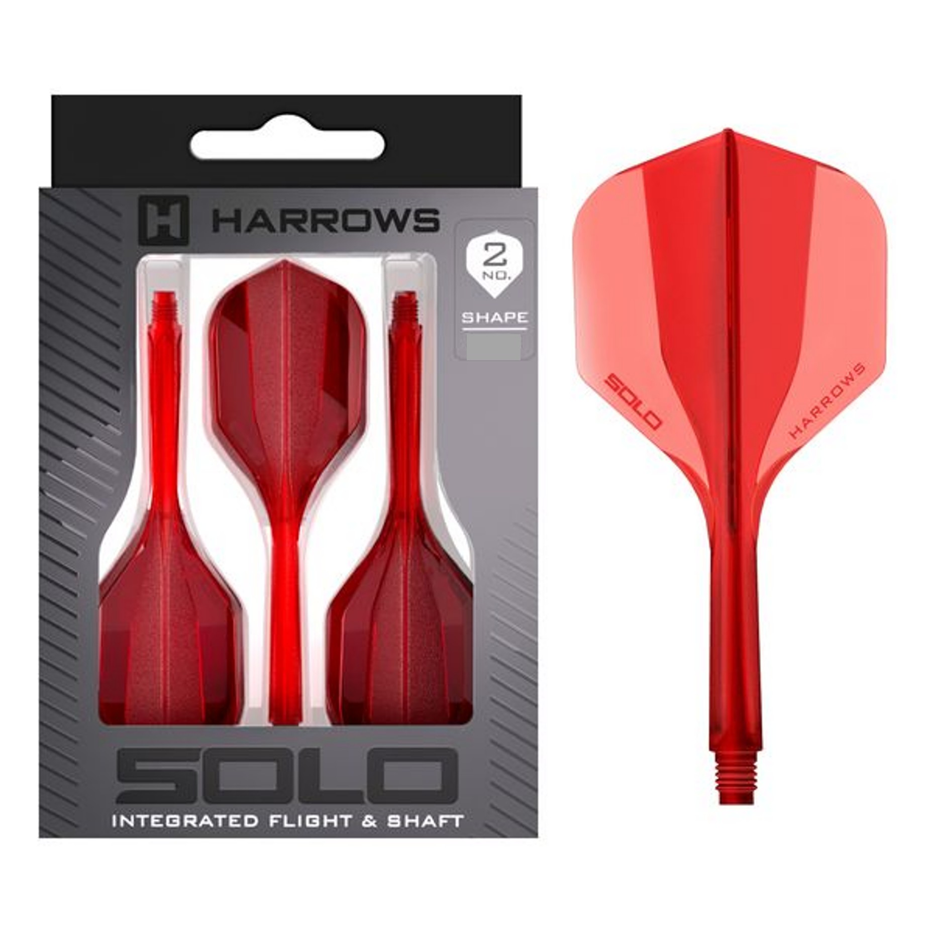 Harrows Solo Integrated Flight- Shaftsystem - No2 Standard - Rot