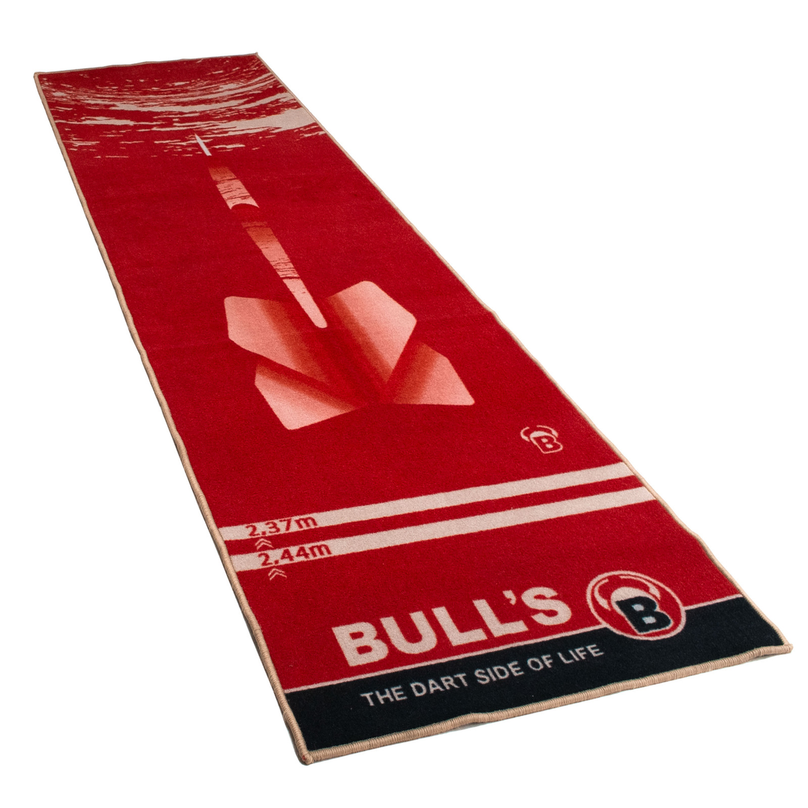 Bull's Carpet Mat "180" Dartmatte - Red