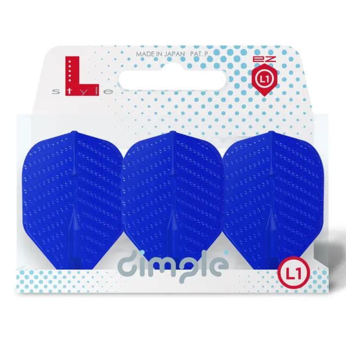L-Style L1EZ Dimple Standard Flights - Blue