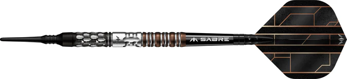 Mission Tycho Darts - 95% Black & Bronze - Softdart