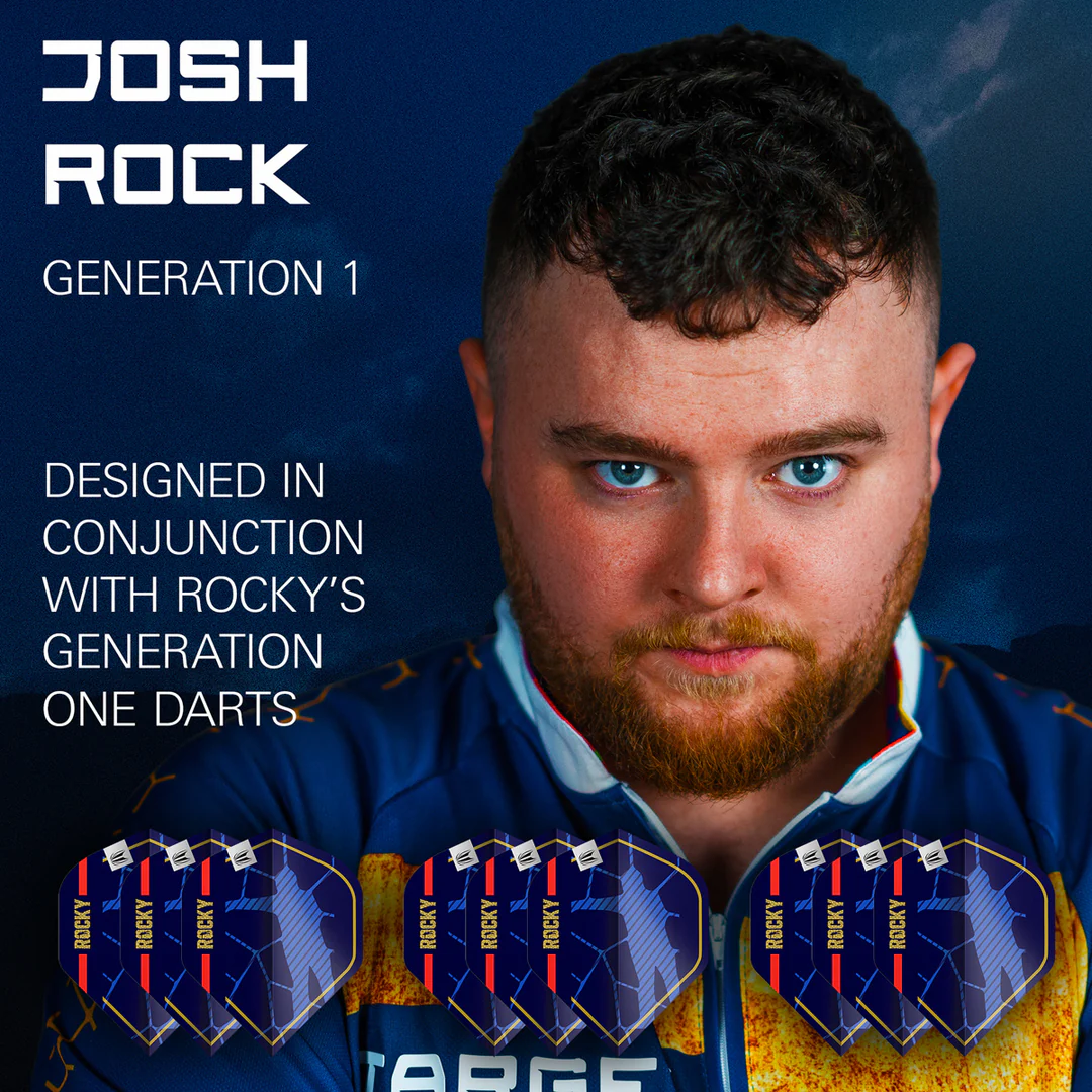 Josh Rock G1 Pro Ultra No.2 Target Flights - 9er Packung