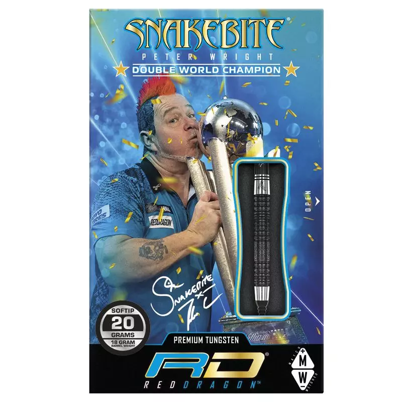 Peter Wright Snakebite Double World Champion Special Edition - Softdart
