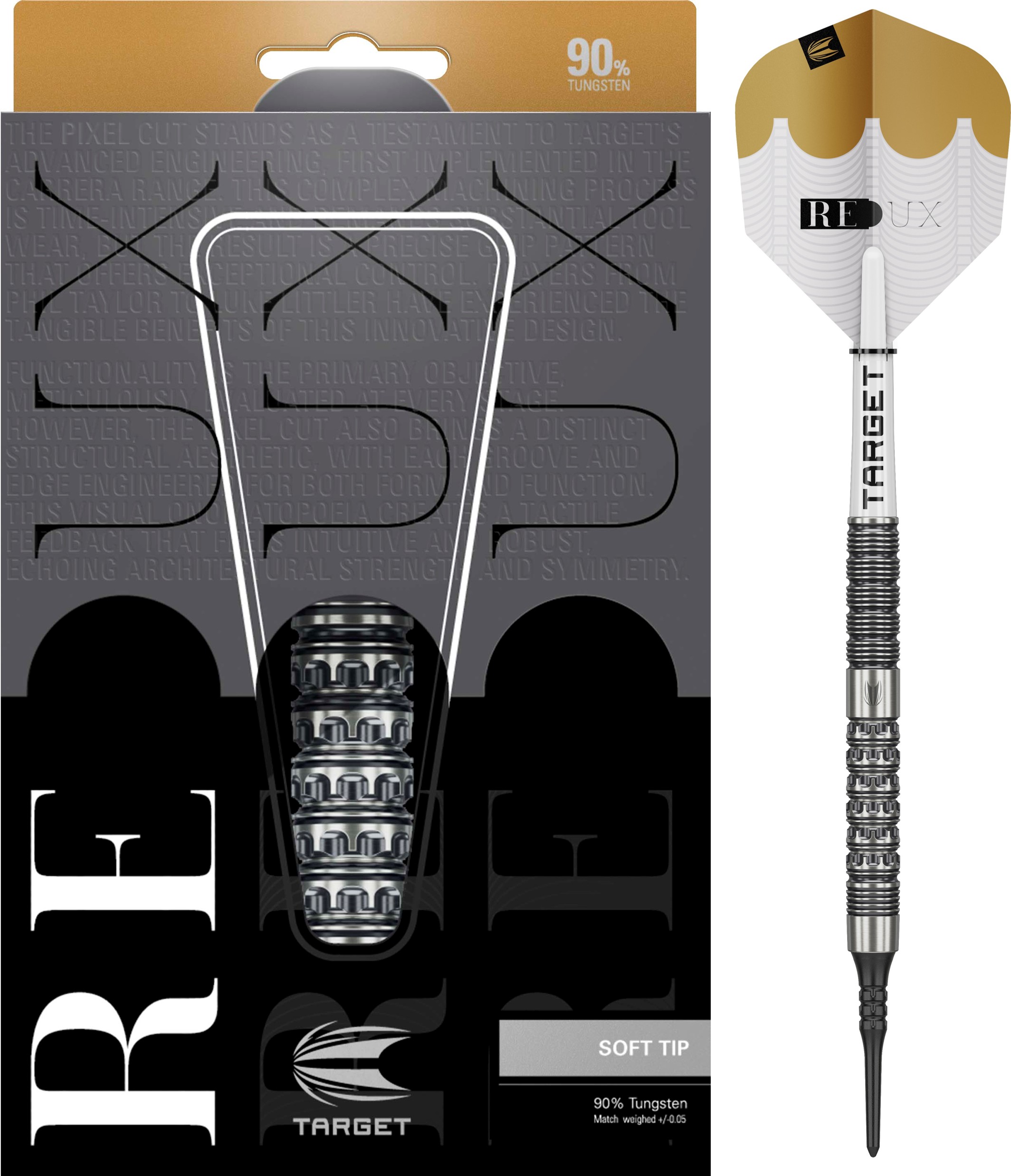 Redux 10 90% Tungsten Target - Softdart