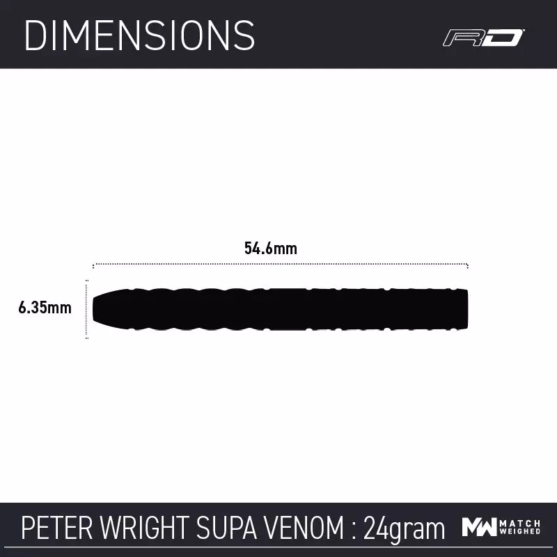 Peter Wright Hypa Venom - Steeldart