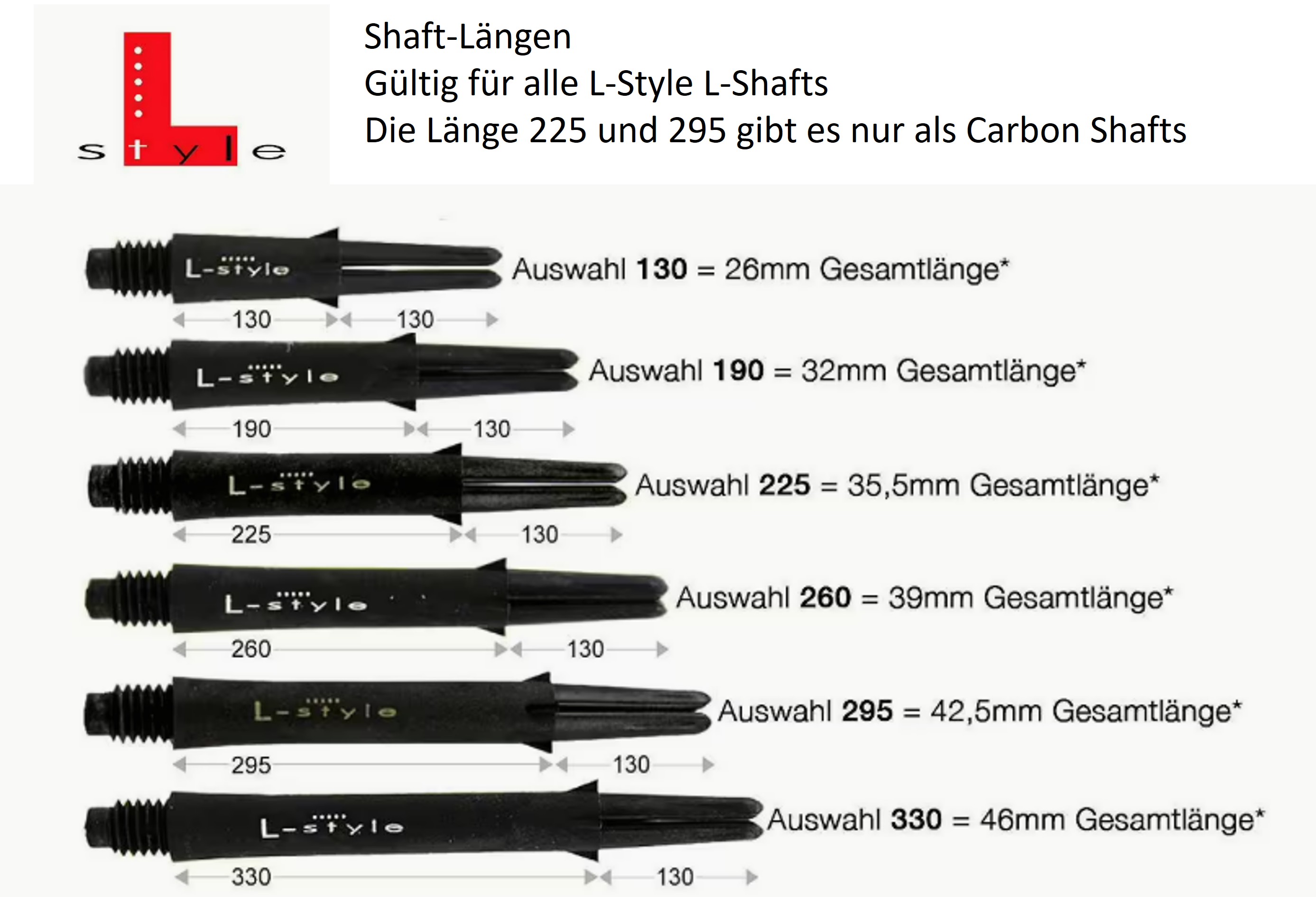 L-Style Locked L-Shaft Straight - Blue