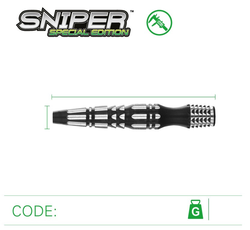 Sniper Special Edition mit Griffmulde Winmau - Steeldart