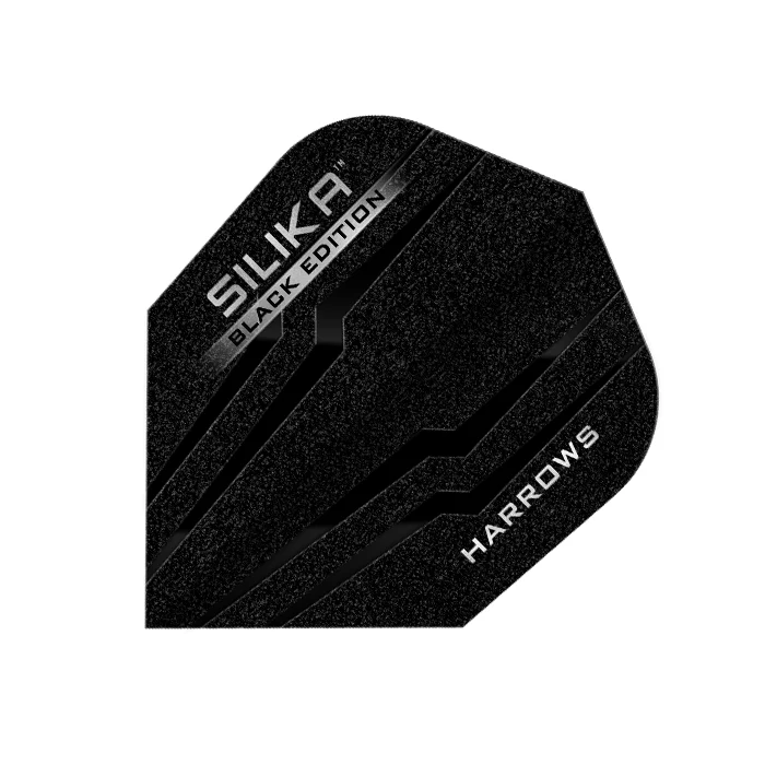 Harrows Silika Black Edition - Tough Crystalline Coated Flights - No6
