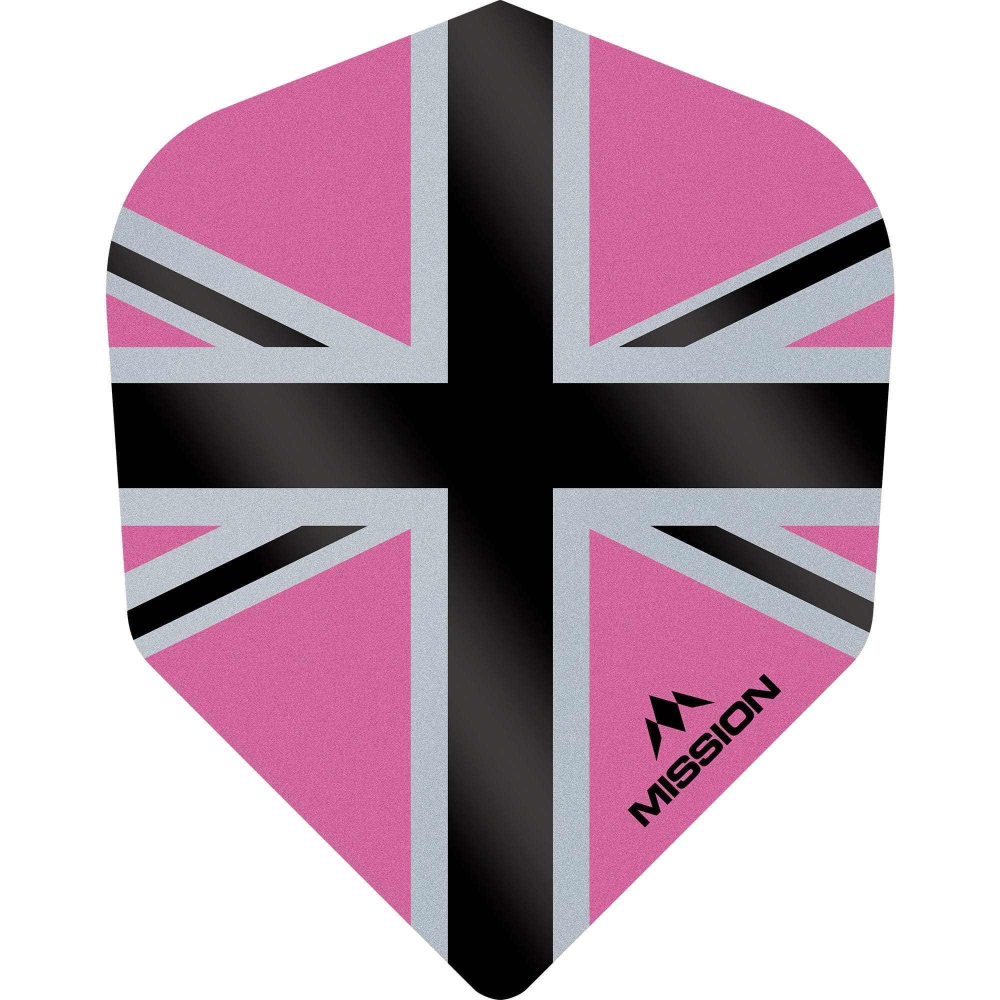 Mission Alliance-X Union Jack Dart Flights - No6 - pink/black