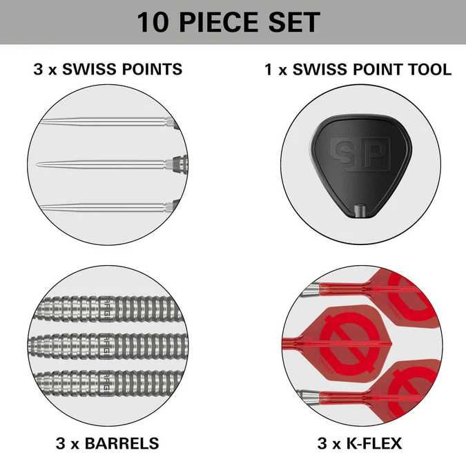 Target Group O 02 - 90% Tungsten - Swisspoint - Steeldart