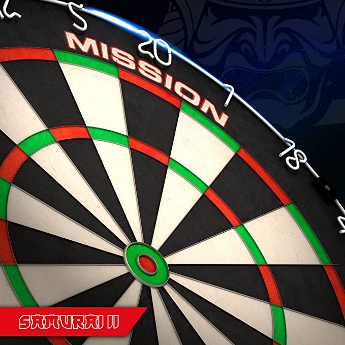 Samurai II Mission Professional Dartboard - Ultra Thin Wire