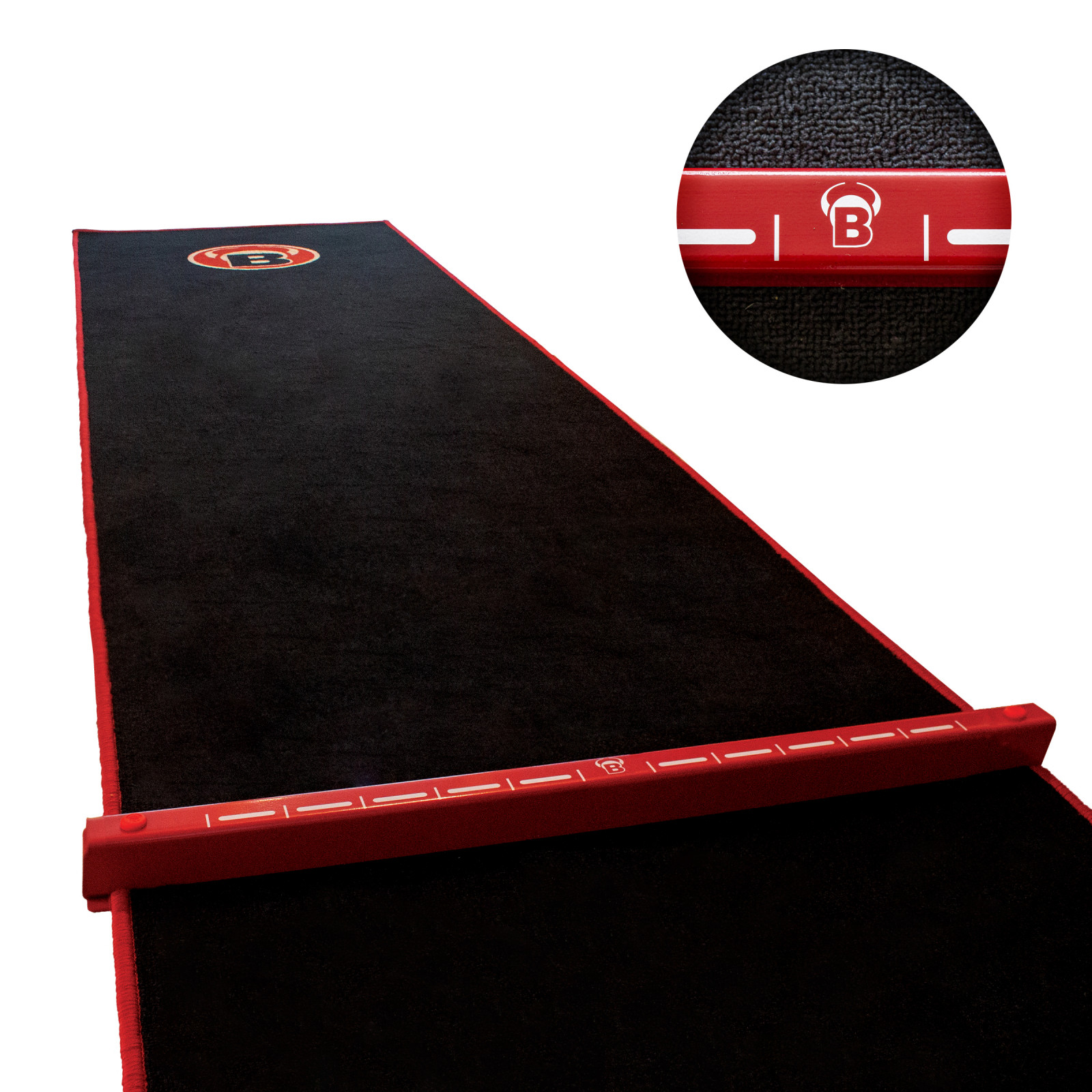 Bull's Oky System Carpet Mat 66 Dartmatte - Schwarz