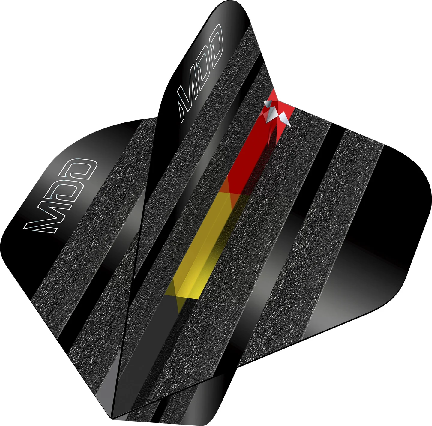 Mike De Decker Mission Dart Flights - Black - No2