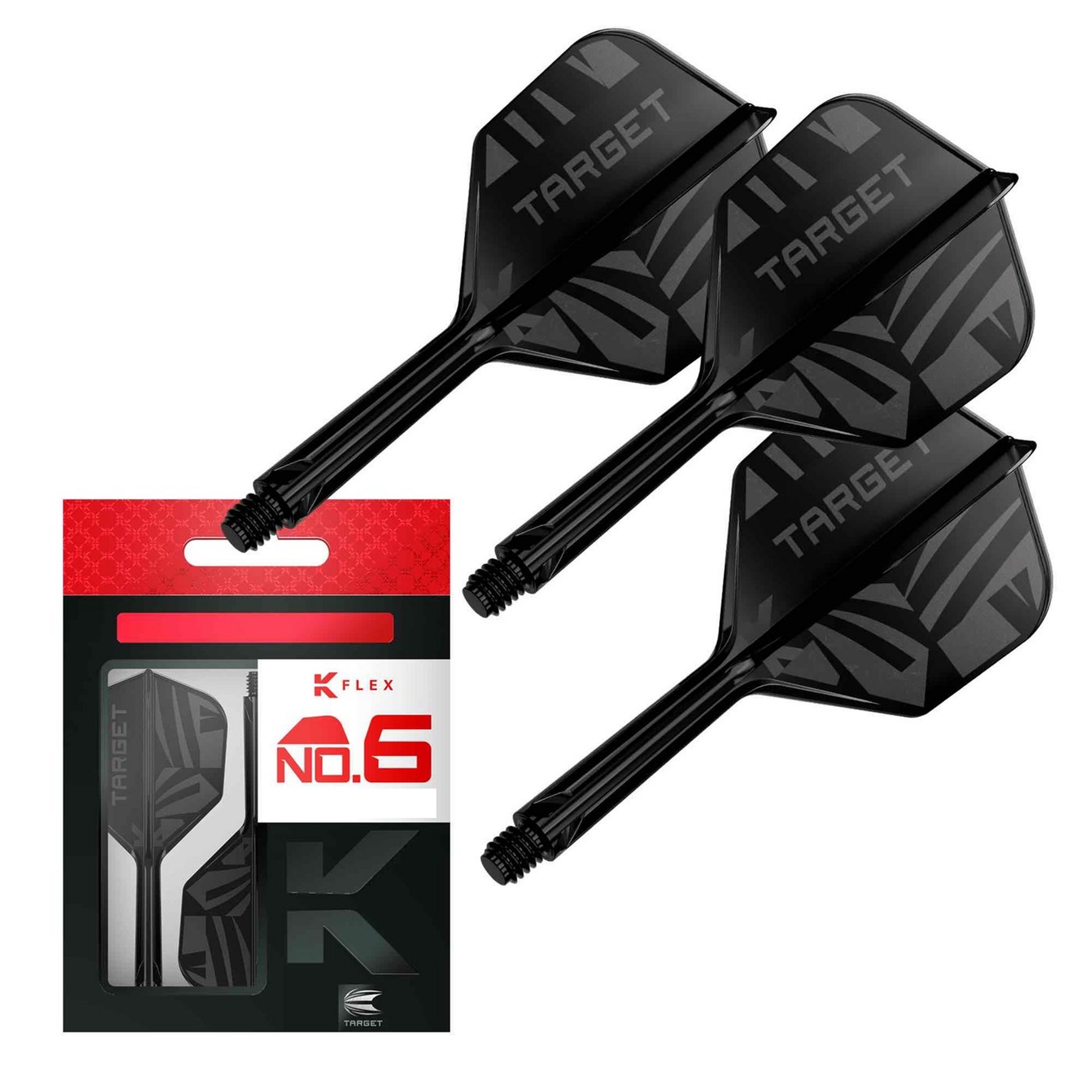 Target K-Flex No6 Logo Flight System - Black