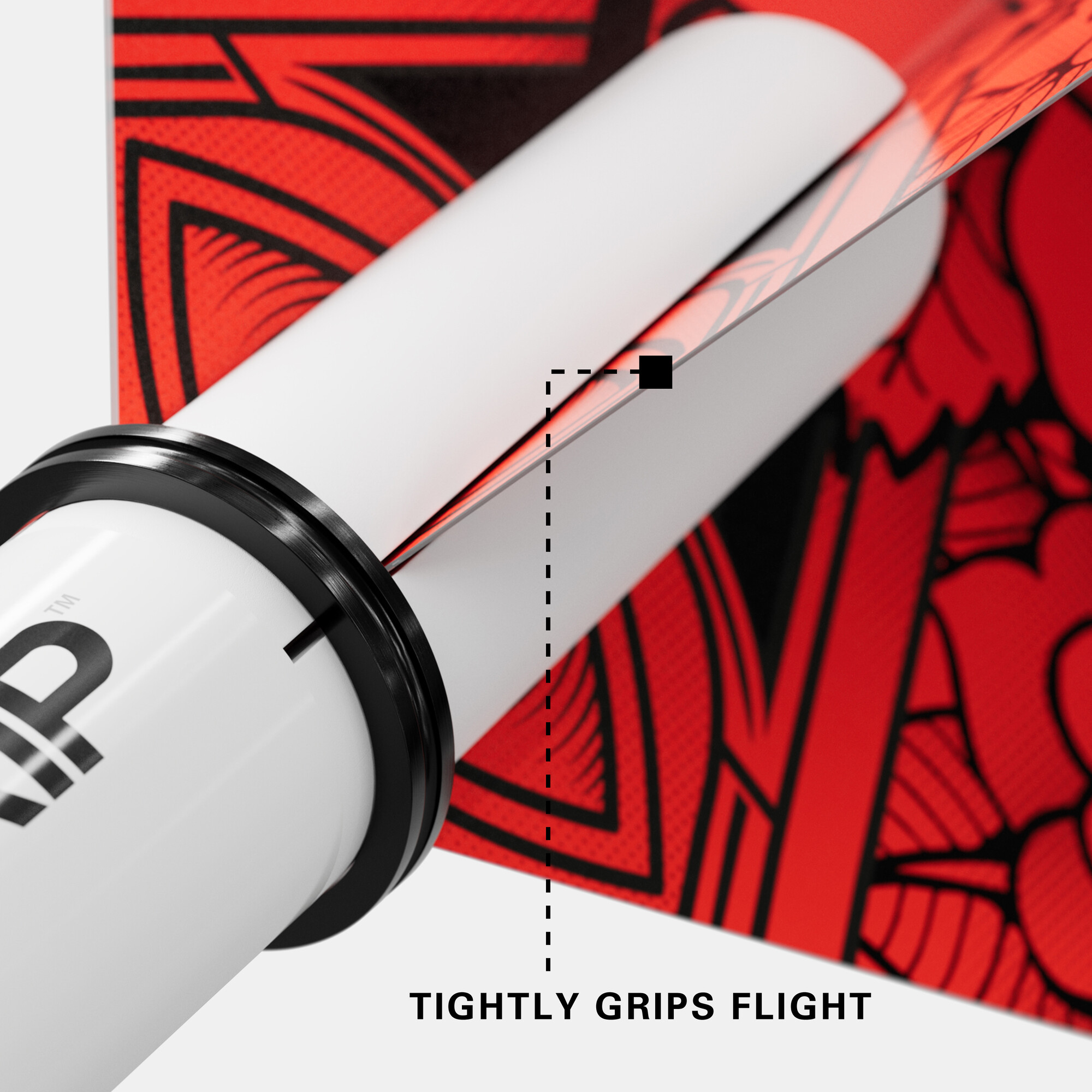 9er Packung Target Shaft Pro Grip - White