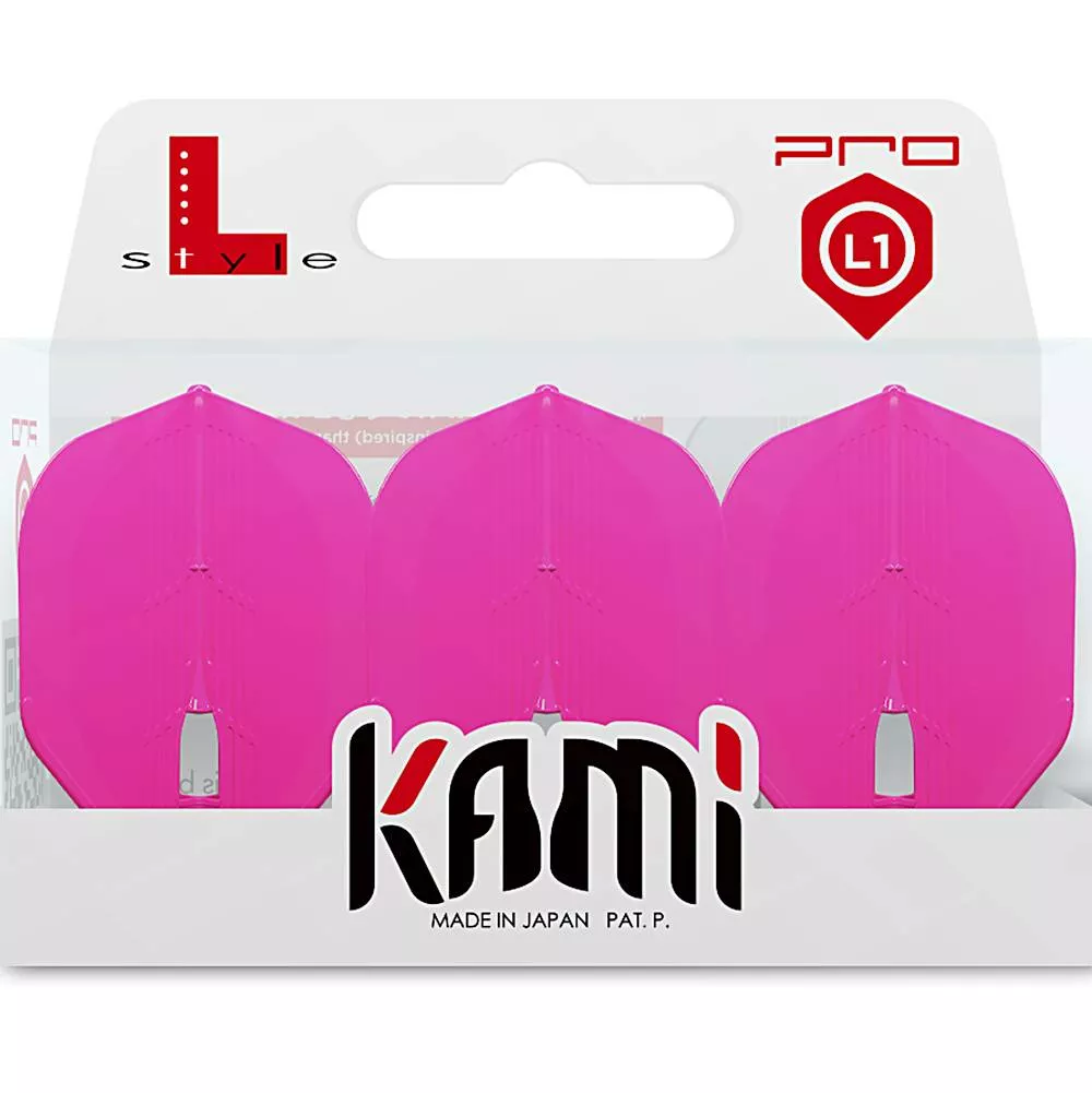 L1 Kami Champange L-Style Flights- Standard Neon Pink
