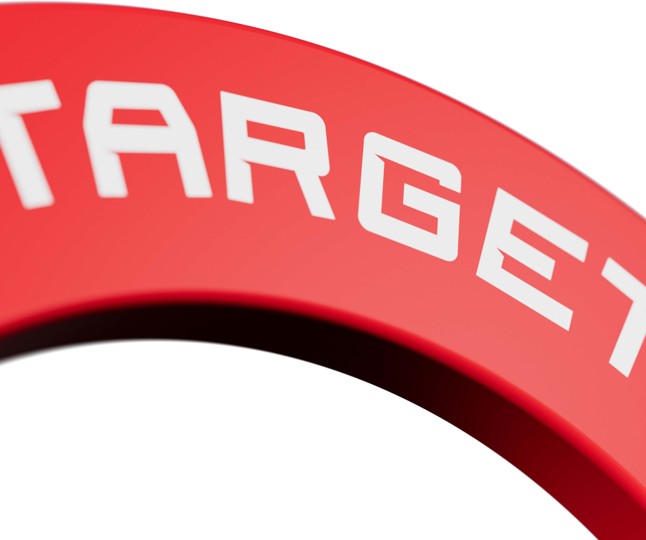Target Notched Dartboard Surround