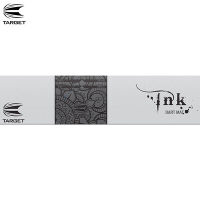 Target Ink Dartmatte mit Totenkopf - Grau 