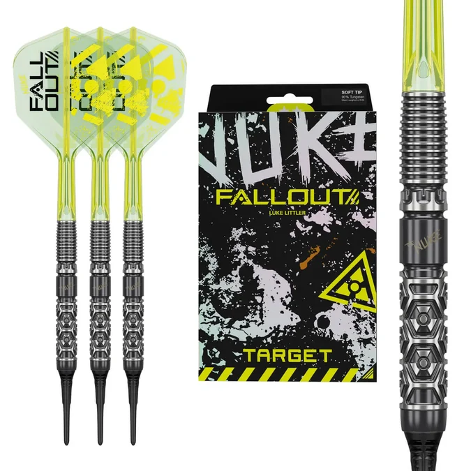 Luke Littler Nuke Fallout 90% Target Soft-Tip Darts - Softdart