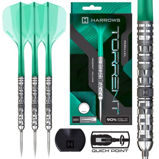 Harrows Torrent Parralel 90% QP - Quick Point - Steeldarts