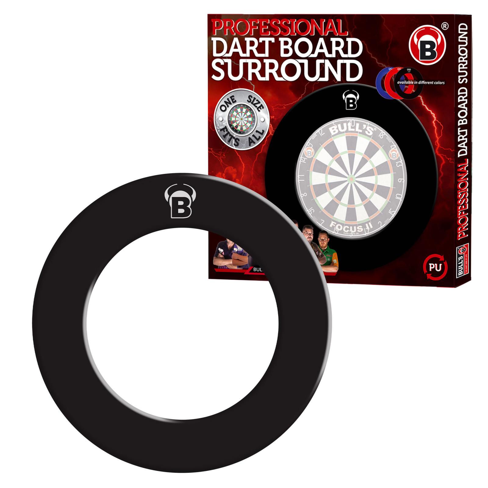 Protège Mur Bull's Eva Dart Board Surround - Anneau De Mousse Pour Fléchettes - Diamètre 68 Cm