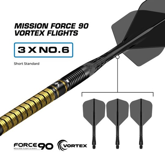 Jake Kenyon - Collab Series Darts - Mission 95% Tungsten - Steeldart